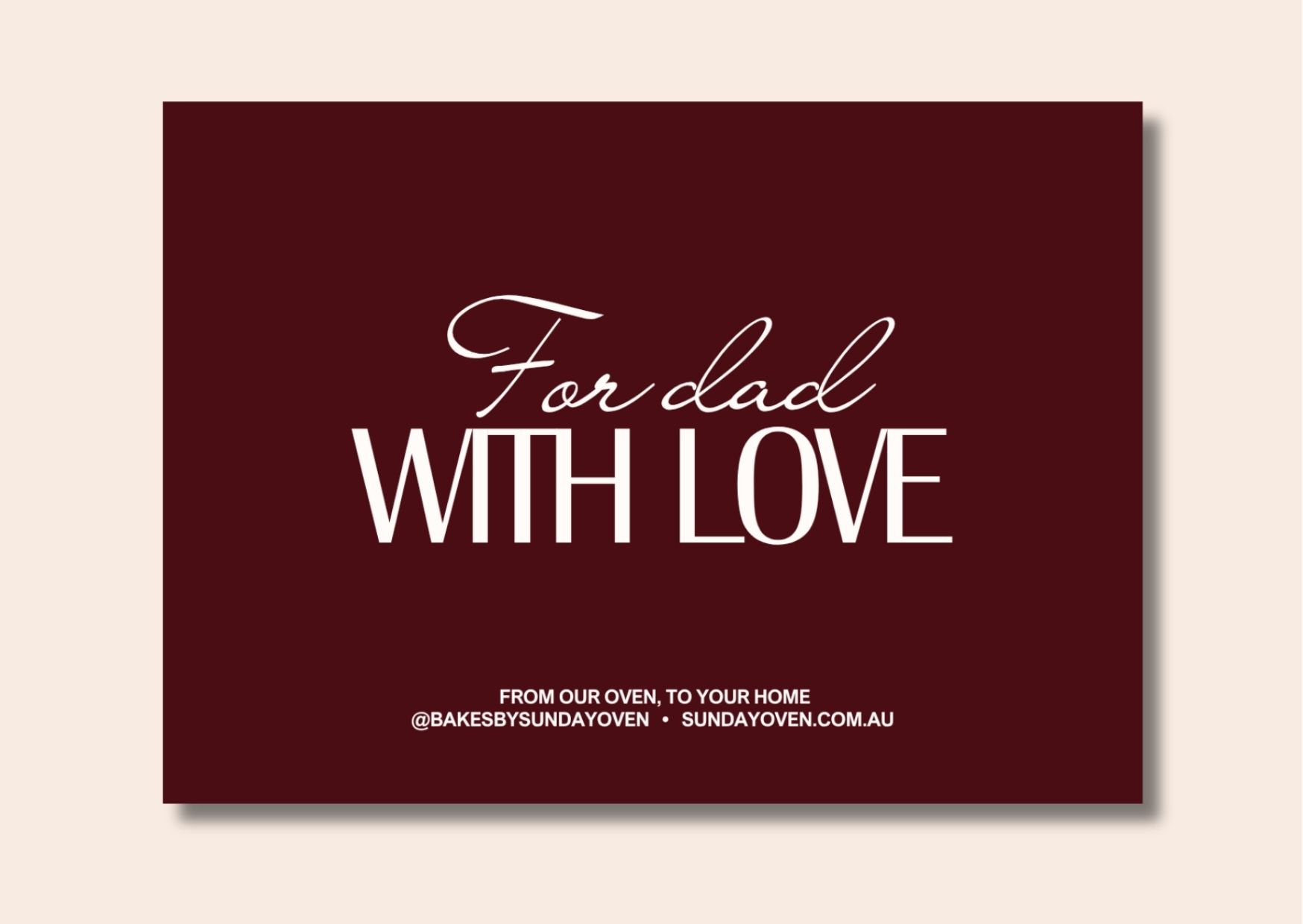 With Love gift card